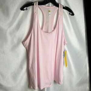 NWT LOLE XL soft pink racerback tank top..  Mesh breathable sporty