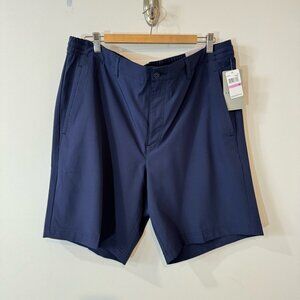 NWT PGA Tour Navy Blue Dressy Athletic Golf Shorts Size 38