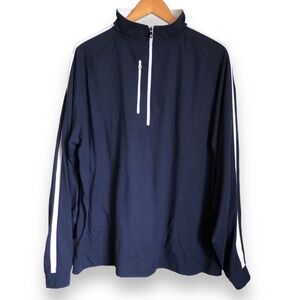 FootJoy 1/4 Zip Golf Performance Pullover Sweater Navy White Men’s Size XL