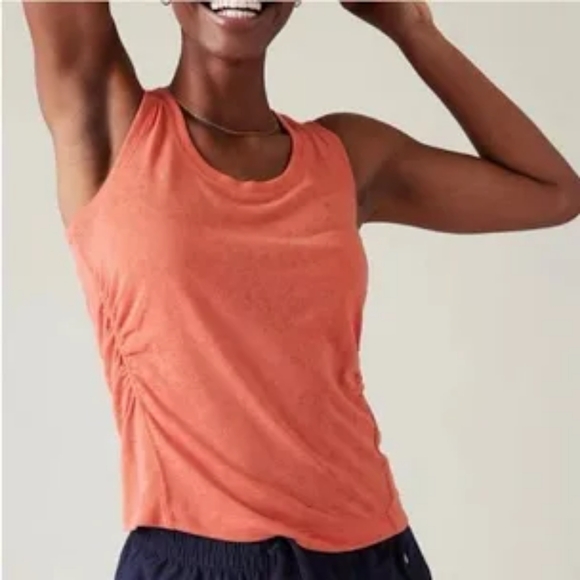 Athleta Tops - Athleta Breezy Ruched Tank NWT Size 2X