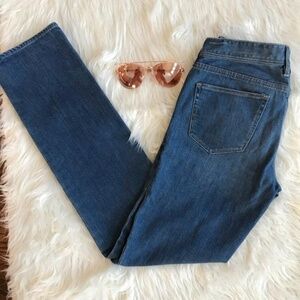 Madewell Rail Straight Stretch Blue Denim Jeans pants