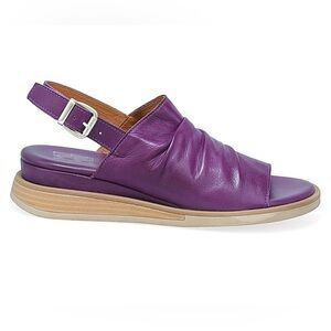 Miz Mooz Cornwall Leather Backstrap Sandals in Purple Color Size 39 (8.5-9)