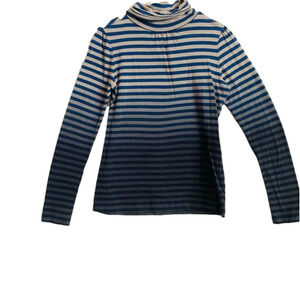 Route 66 • Classic Striped Ombre Turtleneck Sweater