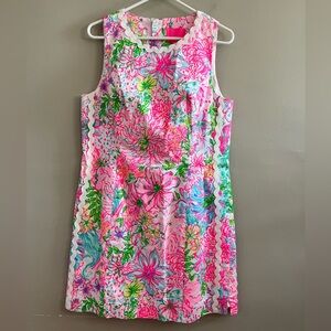 NWOT Lilly Pulitzer Mila Stretch Shift Dress Multi‎ Paradise Found Size 12