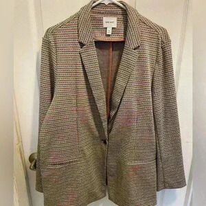 Nine West Houndstooth Blazer