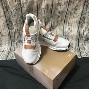 🎉👞RARE🔥ON Running Cloudnova Women Shoes White Pearl