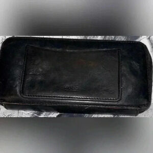 VINTAGE HOBO wallet, Leather, Classic Luxury, Quality, Burning Man, Academia