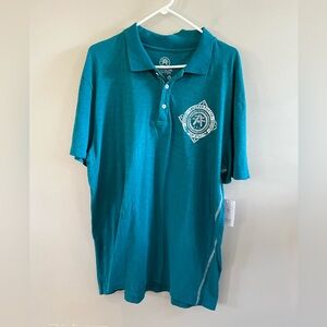 NWT American Fighter Polo Tee - Abeline Dark Teal Men's Polo XL‎