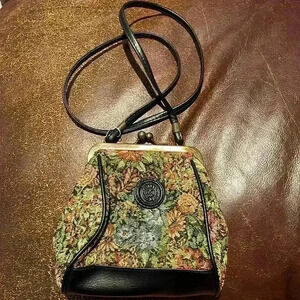 Mitzi  tapestry floral purse