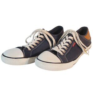 Levi's Men's 719717 Capellada de Lona Navy Canvas Lace Up Sneaker Shoes. Size 12