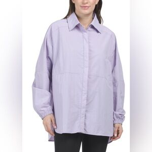 WILO || Women's Parachute Hiking Shirt in Lilac Size Large