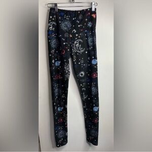 Constellation Moon + Sun Graphic Leggings One Size