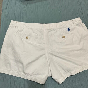 POLO BY RALPH LAUREN WHITE SHORTS SIZE  14