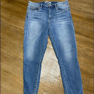 SAM EDELMAN HIGH RISE SKINNY CROP DENIM SIZE 31