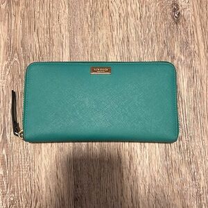 Kate Spade New York Newbury Lane Leather Zip-Around Wallet