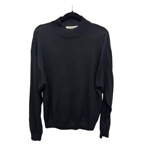 Pronto Uomo Silk Cotton Sweater Black