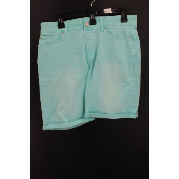 Soft Surroundings Pants - SOFT SURROUNDINGS Ultimate Denim Pull On Relaxed Shorts Mint Green M 2EE35