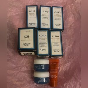 Sunday Riley 9 Minis Bundle (Luna, Juno, Tidal, Ice, CEO Rapid Flash) BNIB