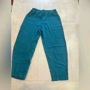 Green/blue flowy pants size large