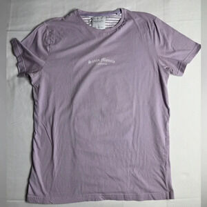 Men’s Lilac Santa Monica Denim & Flower Tee Shirt