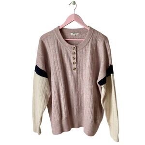 Madewell Wool Colorblock Sweater