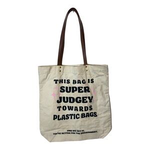 Super Judgey Canvas Tote