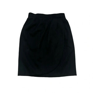 Vintage Yves Saint Laurent- 100% Wool Wrap Skirt