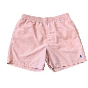 Polo Ralph Lauren Men’s 5.25 Inch Traveler Swim Shorts Size XL Pink Beach Trunks