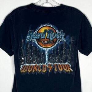 Early 00s Y2K Authentic Hard Rock World Tour Baltimore Tee Size S