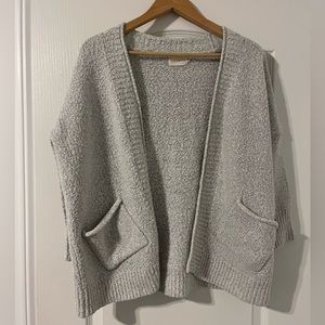 Dreamers open front cardigan, S/M, grey