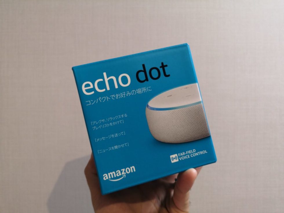 Amazon Echo dot外箱