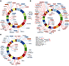 Chromosomal positions of intact and defective HIV-1 proviruses.