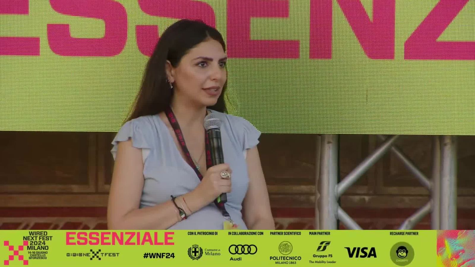 Pegah Moshir Pour al Wired Next Fest 2024 di Milano: “L’Iran considera la minoranze tutte di serie B”