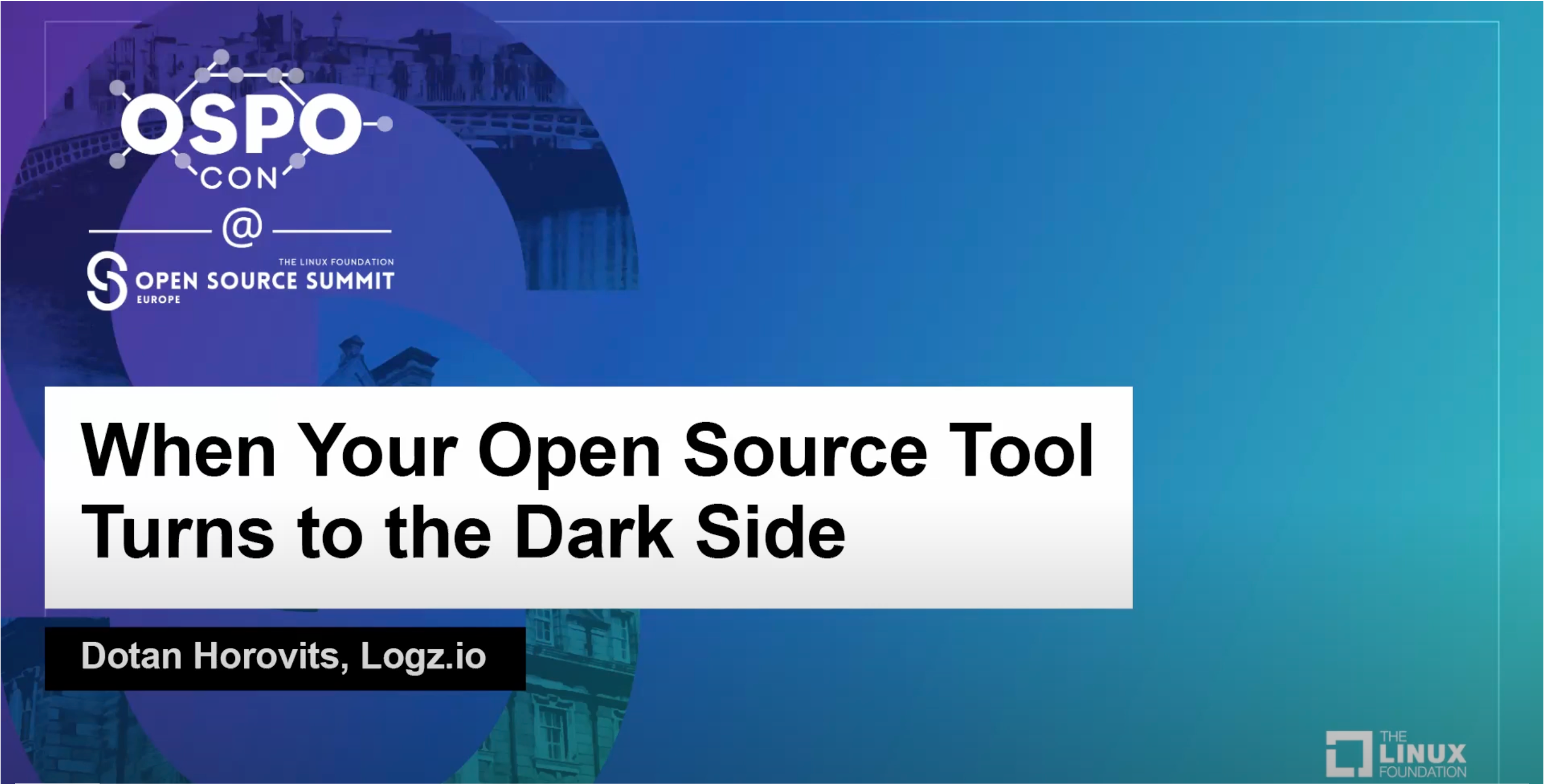 When Your Open Source Tool Turns to the Dark Side