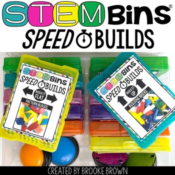 Preview of STEM Bins® Speed Builds STEM Activities (Morning Work, Early Finishers, Centers)