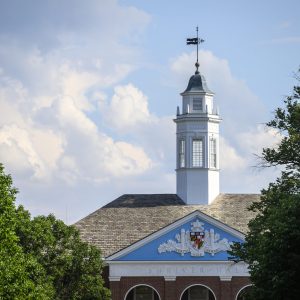 Shriver Hall on the Johns Hopkins University Homewood campus.