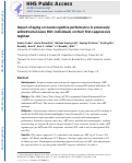 Cover page: Impact of aging on neurocognitive performance in previously antiretroviral-naive HIV-infected individuals on their first suppressive regimen