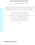 Cover page: Discovering the New Standard Model: Fundamental Symmetries and Neutrinos