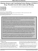 Cover page: Clinician Absences and Contributing Factors During a COVID-19 Surge: Potential Areas for Intervention and Planning