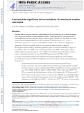 Cover page: Genome-wide significant risk associations for mucinous ovarian carcinoma