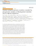 Cover page: Gradual polyploid genome evolution revealed by pan-genomic analysis of Brachypodium hybridum and its diploid progenitors.