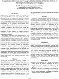 Cover page: Computational Accuracy and Conceptual Understanding of Statistics: Effects of Thinking Before Plugging and Chugging