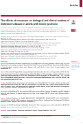 Cover page: The effects of mosaicism on biological and clinical markers of Alzheimer's disease in adults with Down syndrome