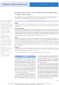 Cover page: Stratification of Breast Cancer Risk in Women With Atypia: A Mayo Cohort Study