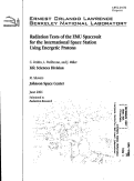 Cover page: Radiation Tests of the EMU Spacesuit for the International Space Station Using Energetic Protons