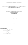 Cover page: A Reproducing Kernel Particle Method Framework for Modeling Failure of Structures Subjected to Blast Loadings