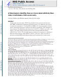 Cover page: A meta-analysis identifies new loci associated with body mass index in individuals of African ancestry