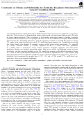 Cover page: Constraints on Climate and Habitability for Earth-like Exoplanets Determined from a General Circulation Model