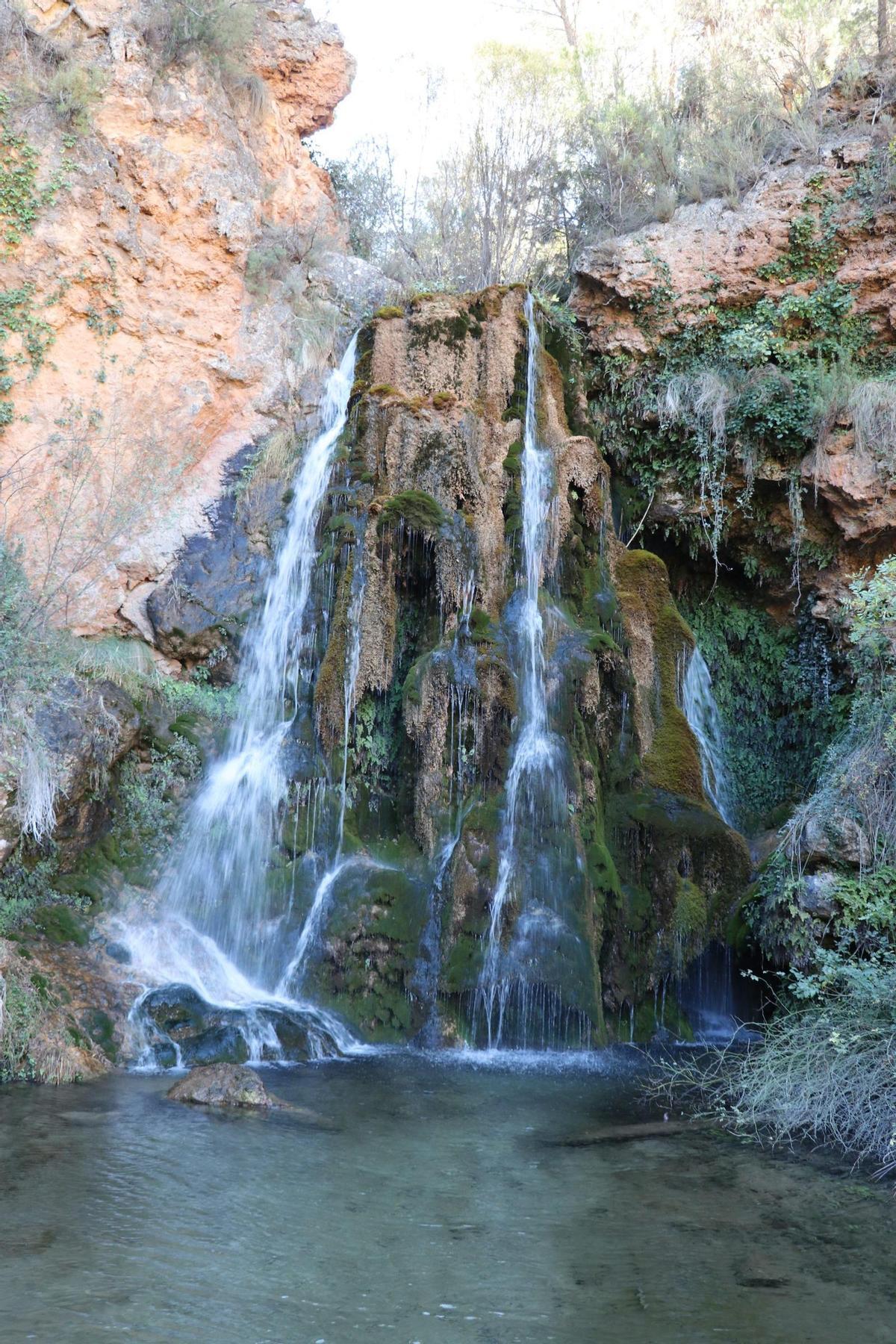 La famosa cascada de Bogarra