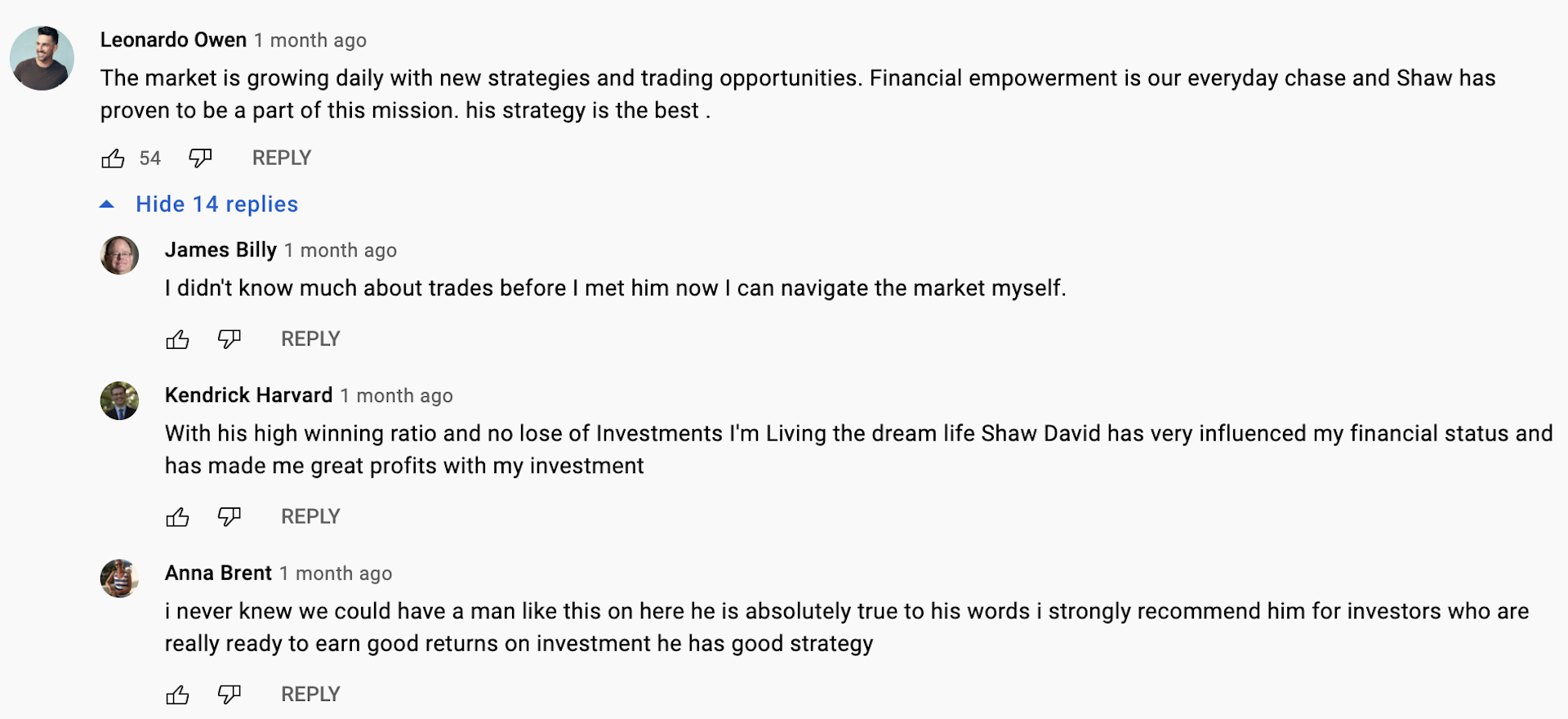 Isang trading broker scam sa YouTube